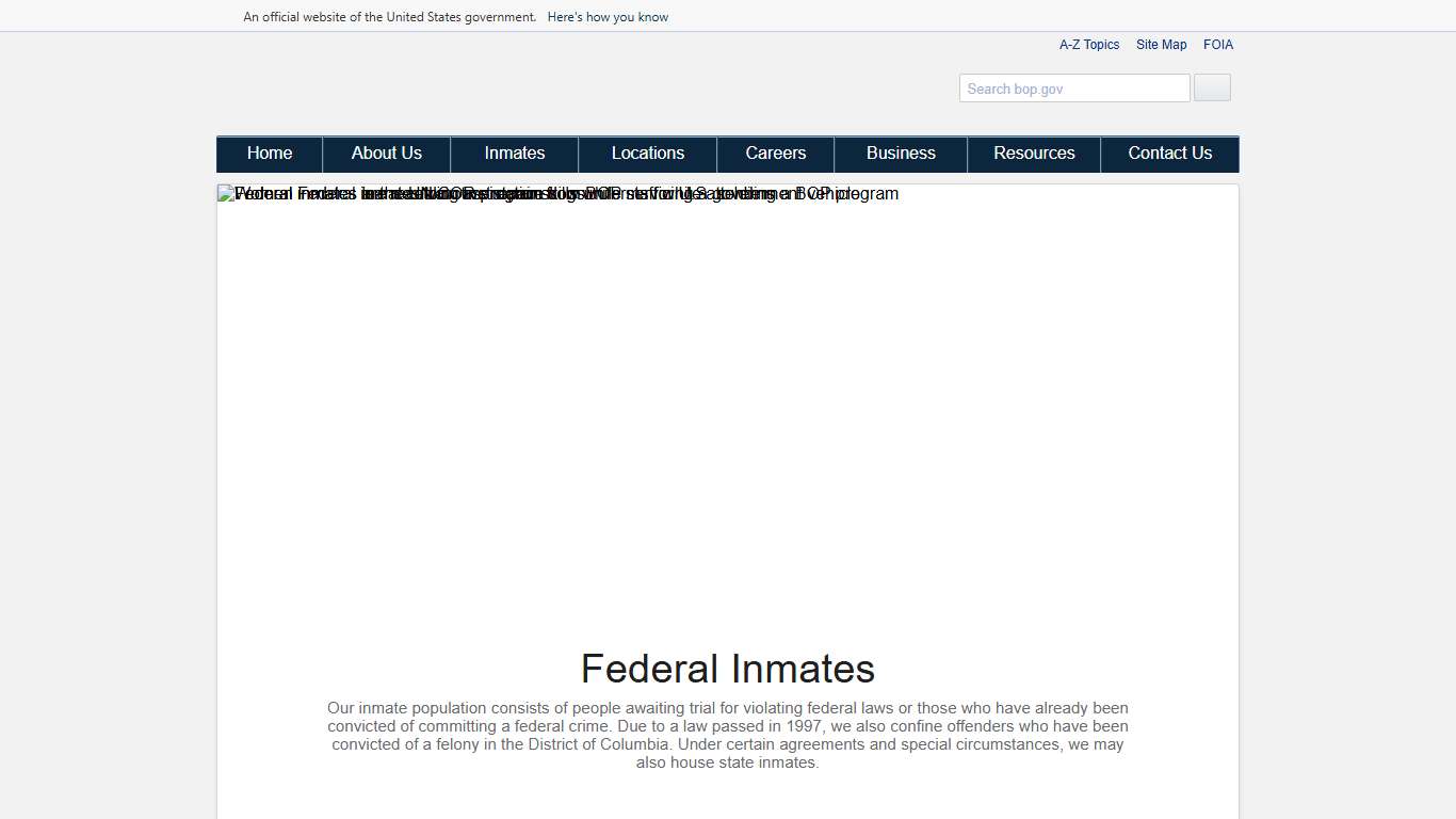 BOP: Federal Inmates